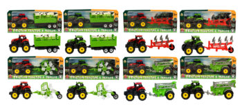Farm Giles Friction Tractor & Trailer