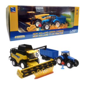 New Holland Combine & Tractor Toy Set