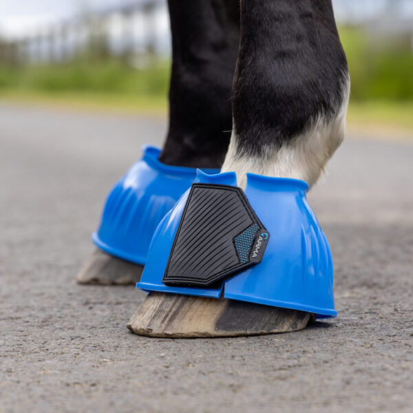 Shires ARNMA Touch Close Over Reach Boots (Gloss) Blue