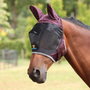 Shires Equestrian FlyGuard Pro Deluxe Fly Mask with Ears