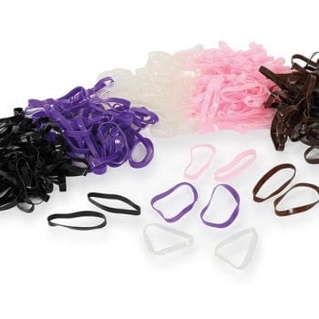 Shires Silicone Plaiting Bands