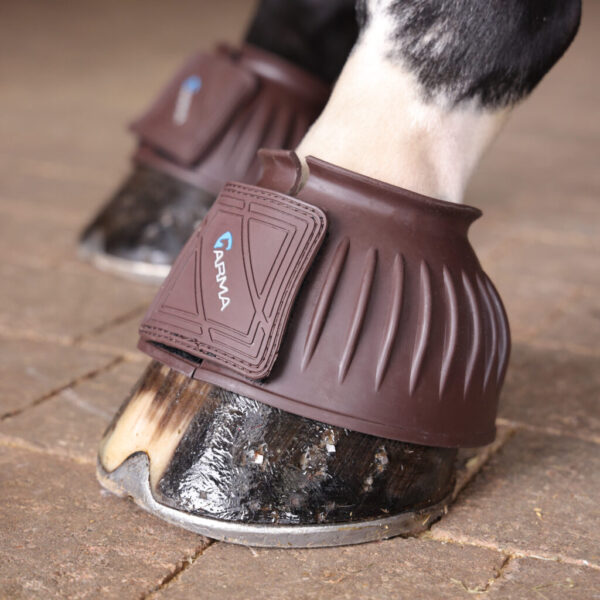 Shires ARMA Touch Close Contact Over Reach Boots Brown