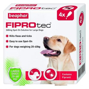 Beaphar FIPROtec Spot-On Dog Large 4 Pipettes