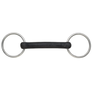 Shires Flexible Rubber Mouth Snaffle