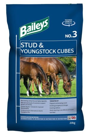 Baileys No.3 Stud & Youngstock Cubes 20kg
