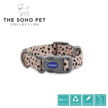 The Soho Collection Dalmatian Patterned Collar