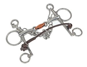 Shires Blenheim Rolled Leather Lip Strap