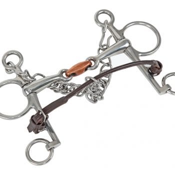 Shires Blenheim Rolled Leather Lip Strap