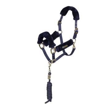 Shires ARMA Faux Fur Headcollar & Lead Rope
