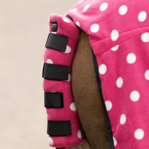 Supreme Products Dotty Fleece Tail Bandage Paradise Pink