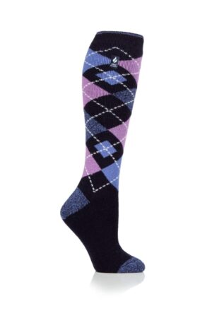 Heat Holders Hamilton Ladies Argyle Lite Long Socks - 1.6 Tog
