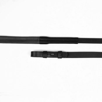 Shires Lusso Nylon Insert Rubber Grip Reins