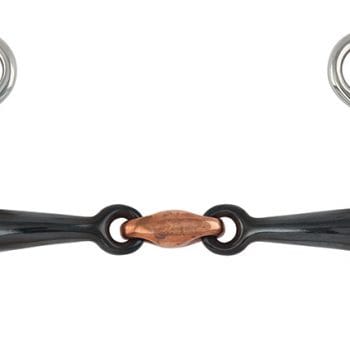 Shires Hanging Cheek Sweet Iron Snaffle