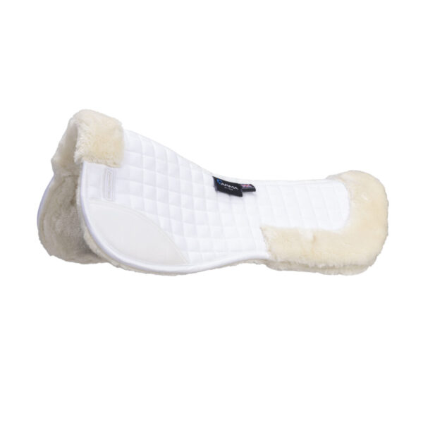 Shires Equestrian ARMA Deluxe Cotton Half Pad White/Natural