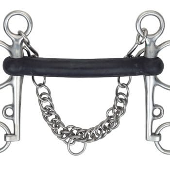 Shires Hard Rubber Mouth Pelham