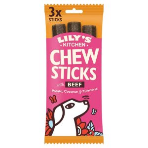 Lily's Kitchen Chew Sticks With Beef 120g
