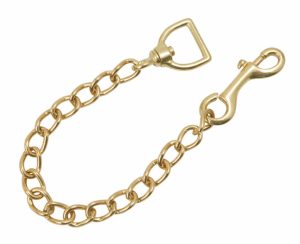 Shires Lead Rein Chain Brass
