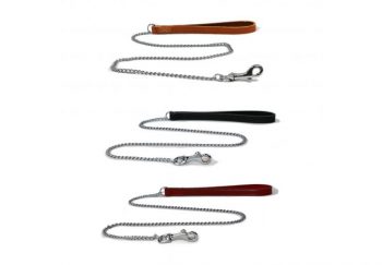 Ancol Leather Chain Lead