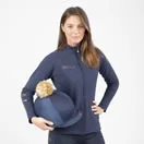 Shires Equestrian Team Mid Layer Navy Blue