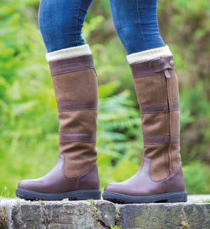 Moretta Nella Long Boots Brown