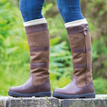 Moretta Nella Long Boots Brown
