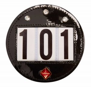 LeMieux Bridle Number Patent Holder Black (Round)