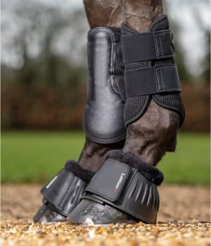 LeMieux Rubber Bell Boots with Fleece