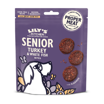 Lilys Kitchen Turkey & Whitefish Senior Treats 80g