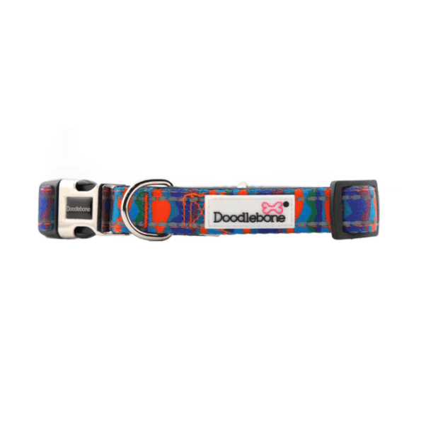 DoodleBone Padded Collar Waves