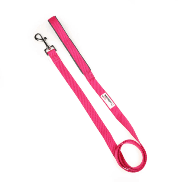 DoodleBone Padded Lead Fuchsia
