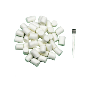 Liveryman Stud Plugs Preformed Cotton 50 Pack