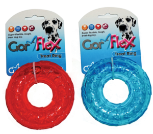 Gor Flex Treat Ring (10cm) Red/Blue
