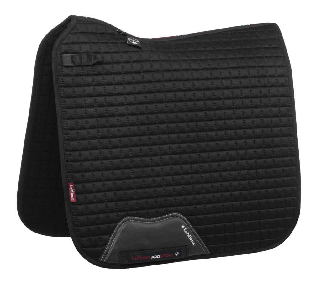 LeMieux Suede Dressage Square Black