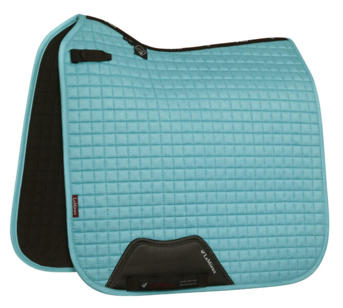 LeMieux Suede Dressage Square Azure