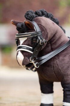 LeMieux Toy Pony Double Bridle Black