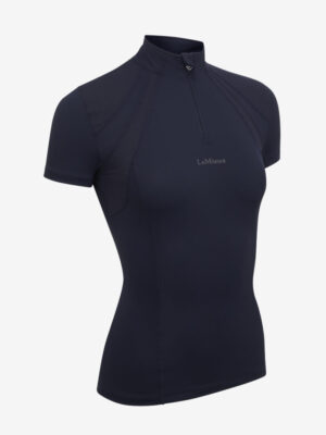 LeMieux Mia Mesh Short Sleeve Base Layer Navy
