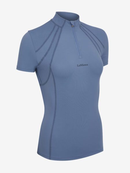 LeMieux Mia Mesh Short Sleeve Base Layer Ice Blue