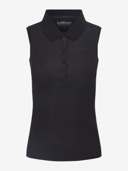 LeMieux Marissa Sleeveless Polo Black