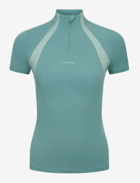 LeMieux Maria Mesh Short Sleeve Baselayer Aqua
