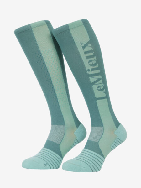 LeMieux Silicone Performance Sock Aqua