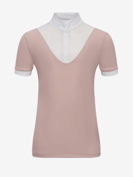 LeMieux Young Rider Eva Short Sleeve Show Shirt Blossom