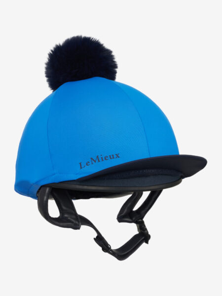 LeMieux Pom Hat Silk Benetton Blue