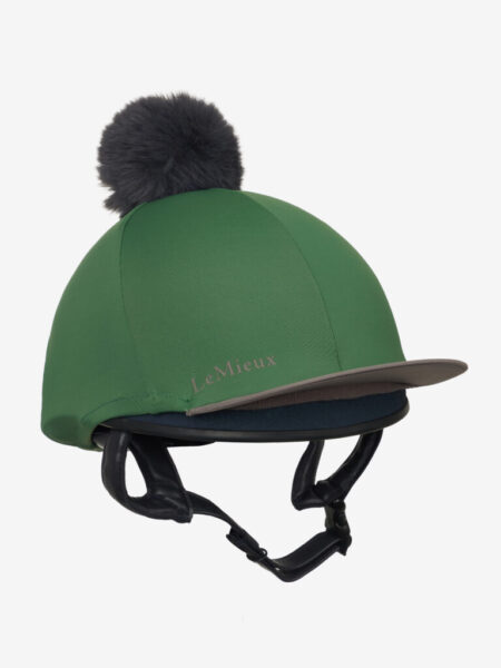 LeMieux Pom Hat Silk Hunter Green
