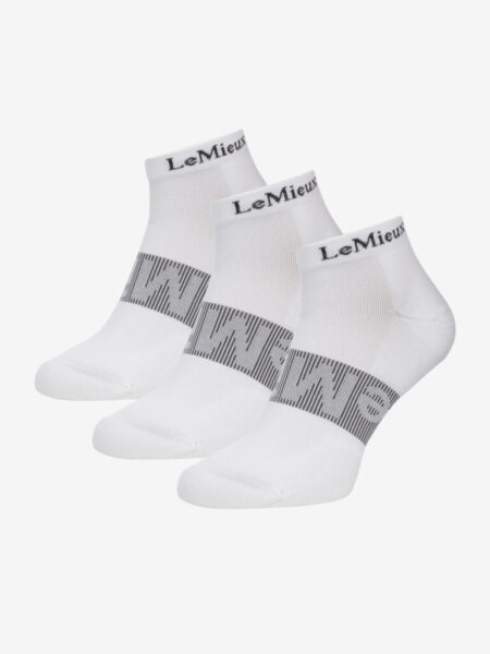LeMieux Trainer Socks White