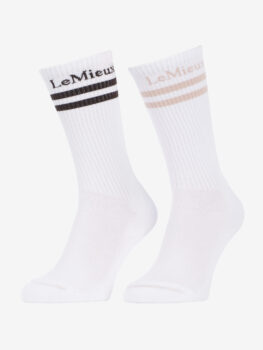 LeMieux High Crew Socks 2 Pack