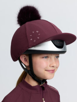 LeMieux Ribbed Hat Silk