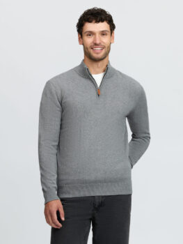 LeMieux Mens Quarter Zip Knit