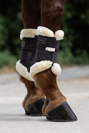 LeMieux Heritage Fleece Edged Brushing Boots
