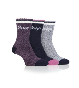 Jeep Ladies Twist Socks – 3pk