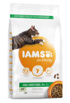 Iams Vitality Adult Cat Food Lamb 2Kg